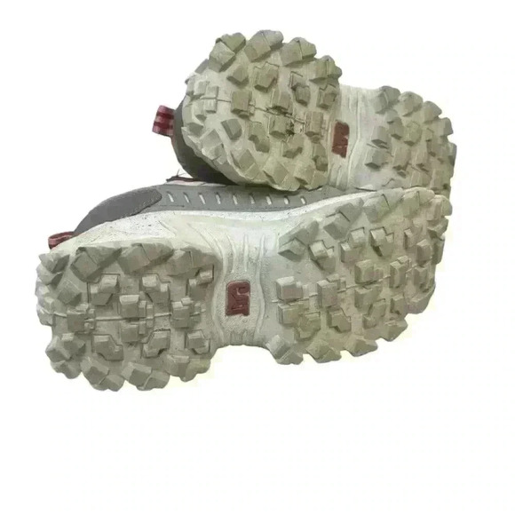 Caterpillar Intruder Chunky Steel toes Sneakers In Pink And Gray EU 40 Pre loved - Picture 12 of 14